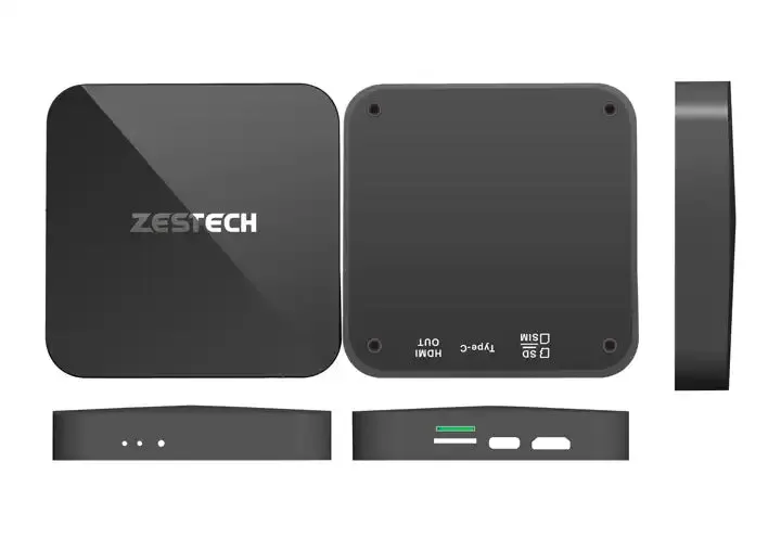 Carplay ZESTECH 6225 Android Ai Box 4GB RAM ,64 GB Storage Matt Black