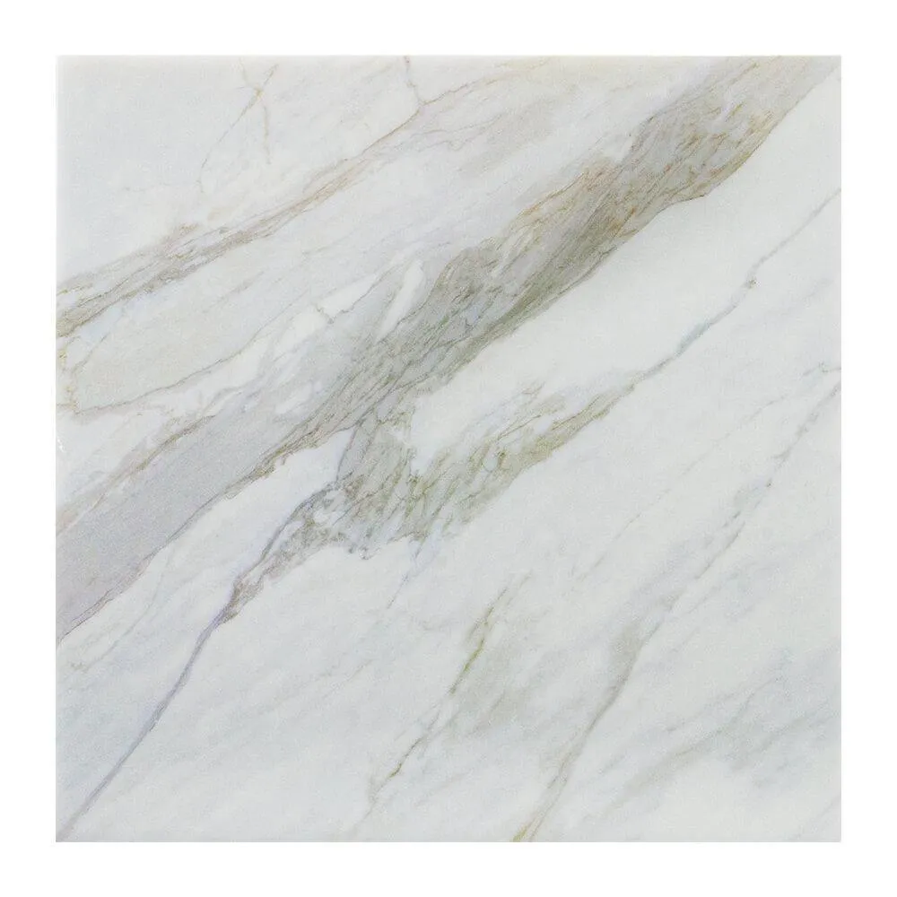 Carrara White Marble Peel and Stick Wall Tile