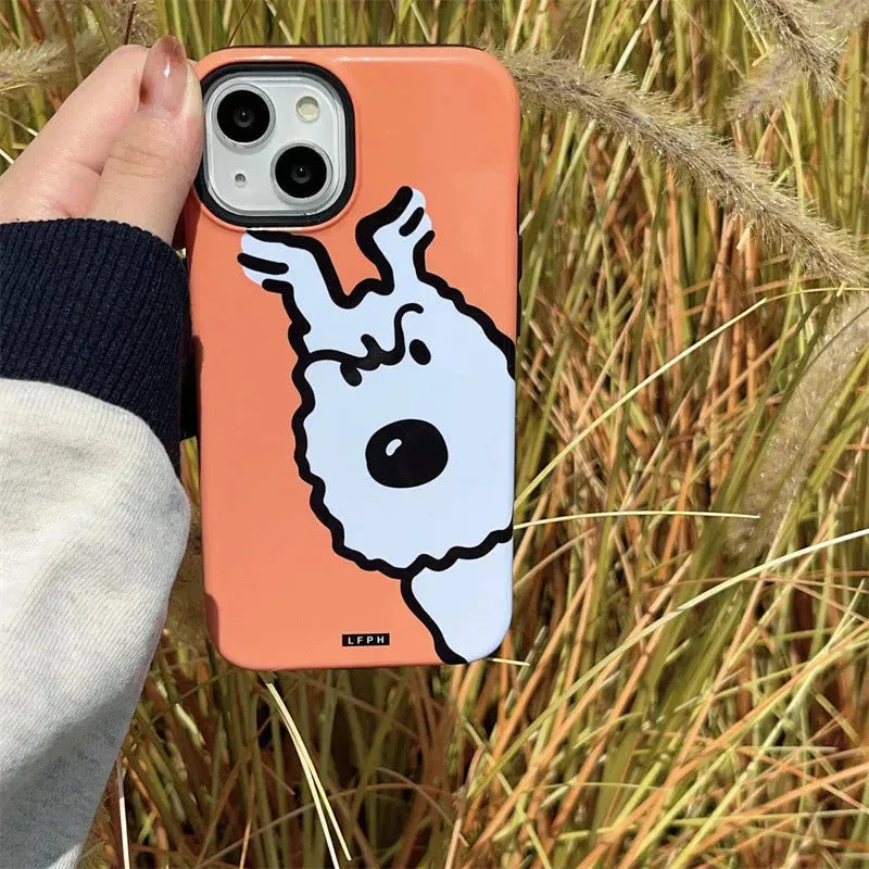 Cartoon Cute Probe Dog Phone Case