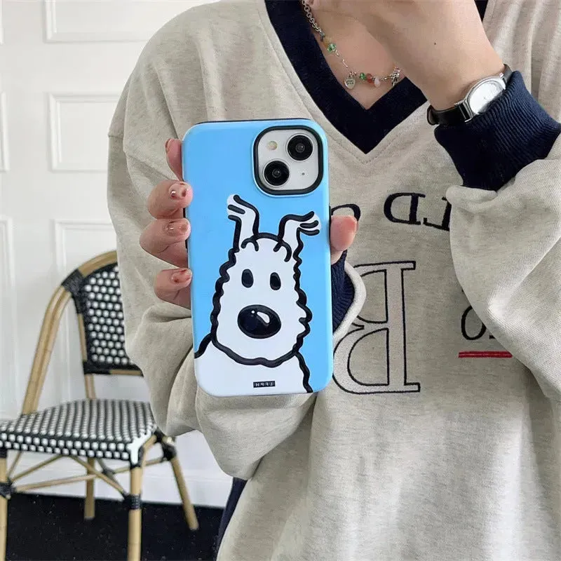 Cartoon Cute Probe Dog Phone Case