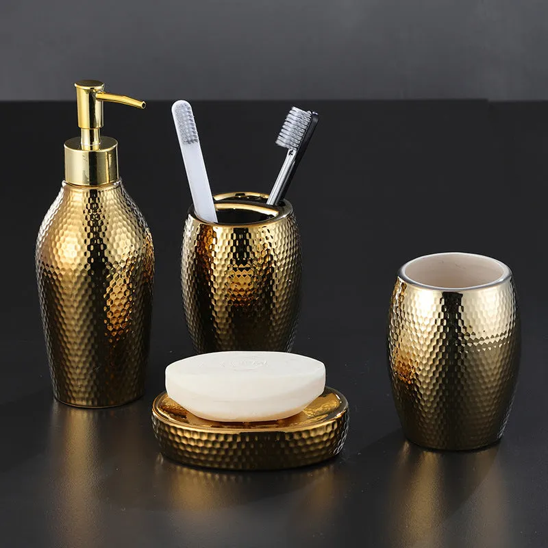 Ceramic Four-piece Wash Bathroom Set