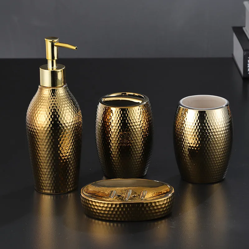 Ceramic Four-piece Wash Bathroom Set