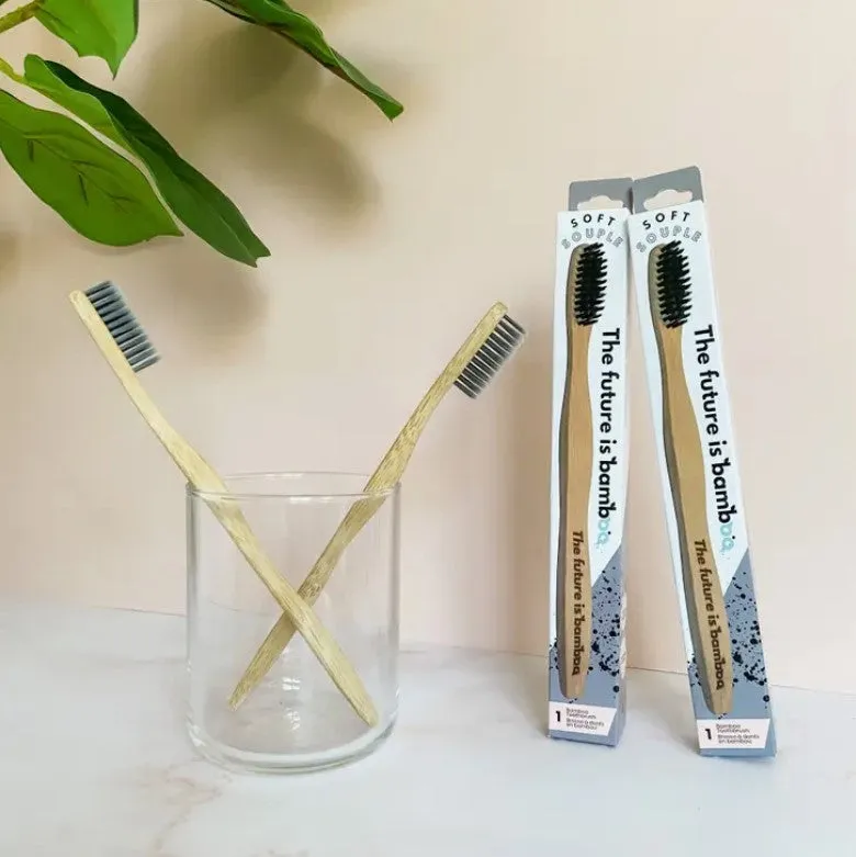 Charcoal Bamboo Toothbrush