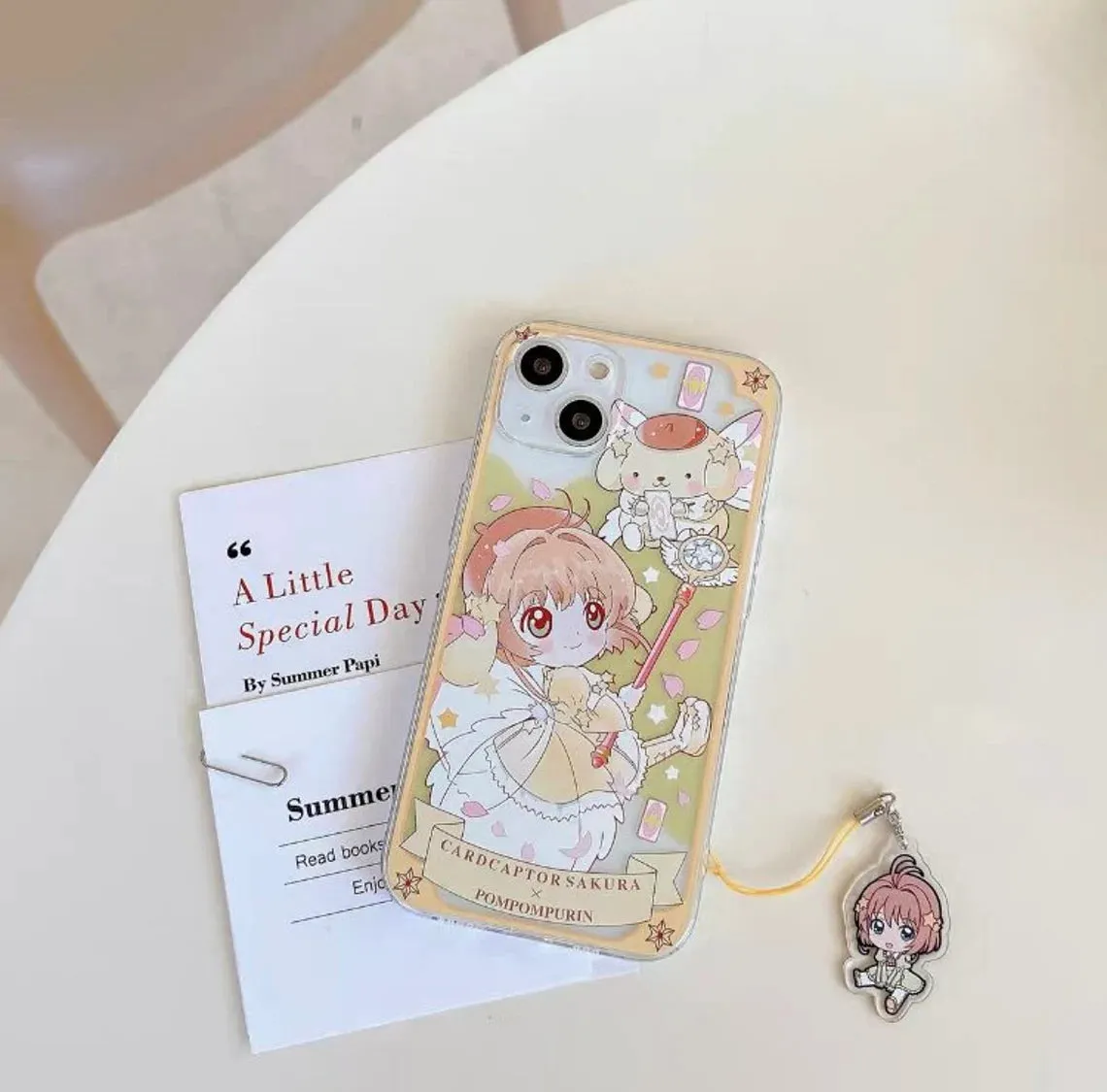 Clean CardCaptorSakura X MM KU CN PN iPhone Case 6 7 8 PLUS SE2 XS XR X 11 12 13 14 15 Pro Promax 12mini 13mini