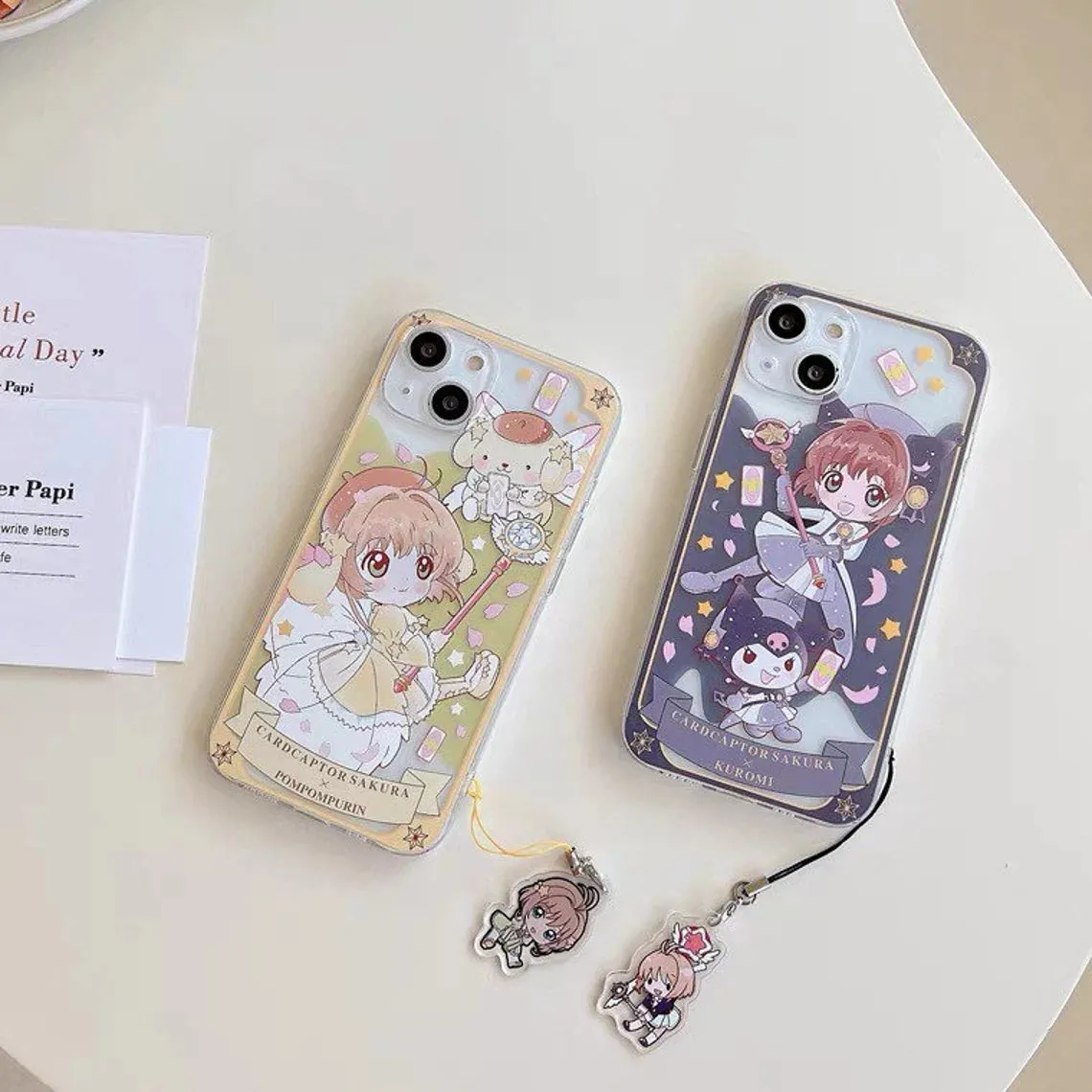 Clean CardCaptorSakura X MM KU CN PN iPhone Case 6 7 8 PLUS SE2 XS XR X 11 12 13 14 15 Pro Promax 12mini 13mini