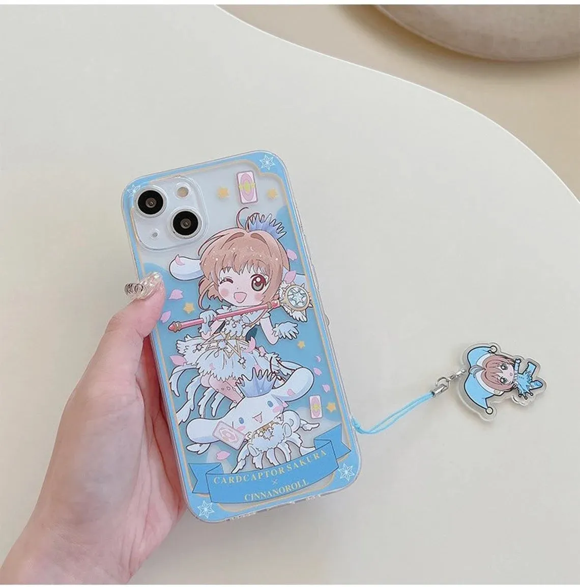 Clean CardCaptorSakura X MM KU CN PN iPhone Case 6 7 8 PLUS SE2 XS XR X 11 12 13 14 15 Pro Promax 12mini 13mini