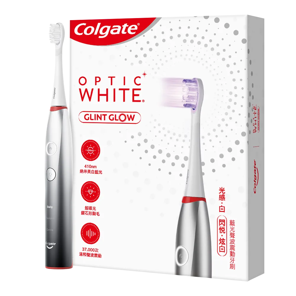 Colgate OpticWhite Glint Glow Electric Toothbrush (Black) Each