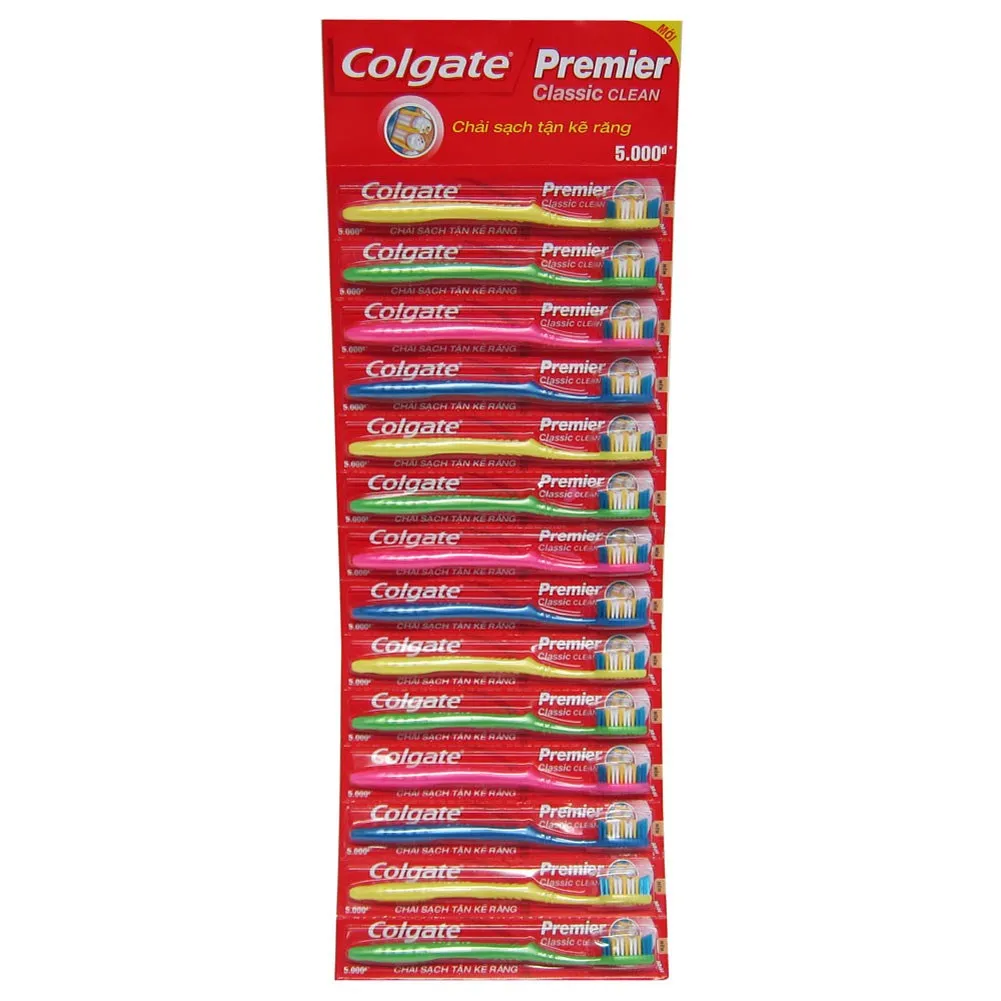 Colgate Premier Classic Clean Toothbrush 14-pack - Medium