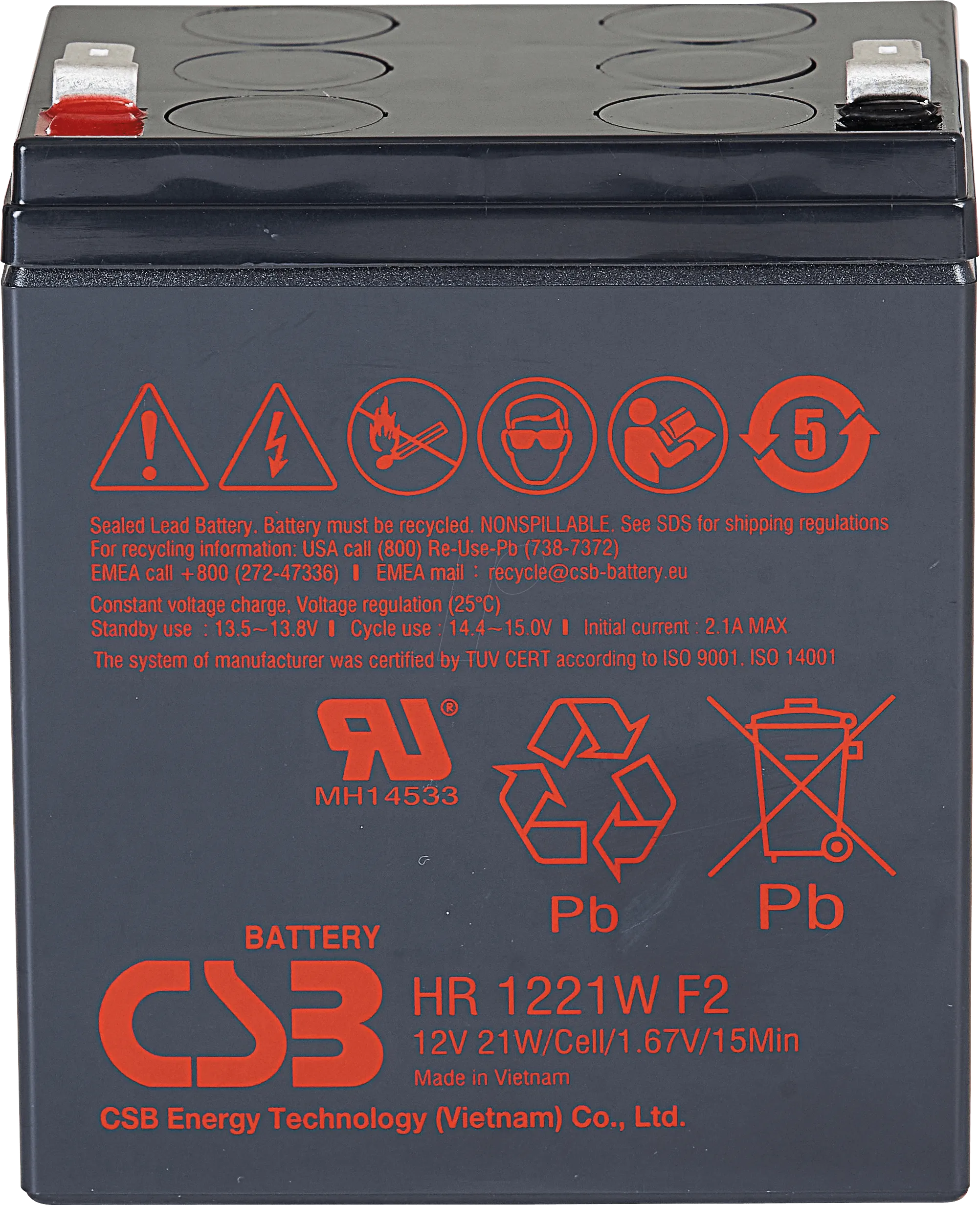 COMPAQ 349171-001 UPS Batteries HR1221WF2X10-COMPAQ-349171-001