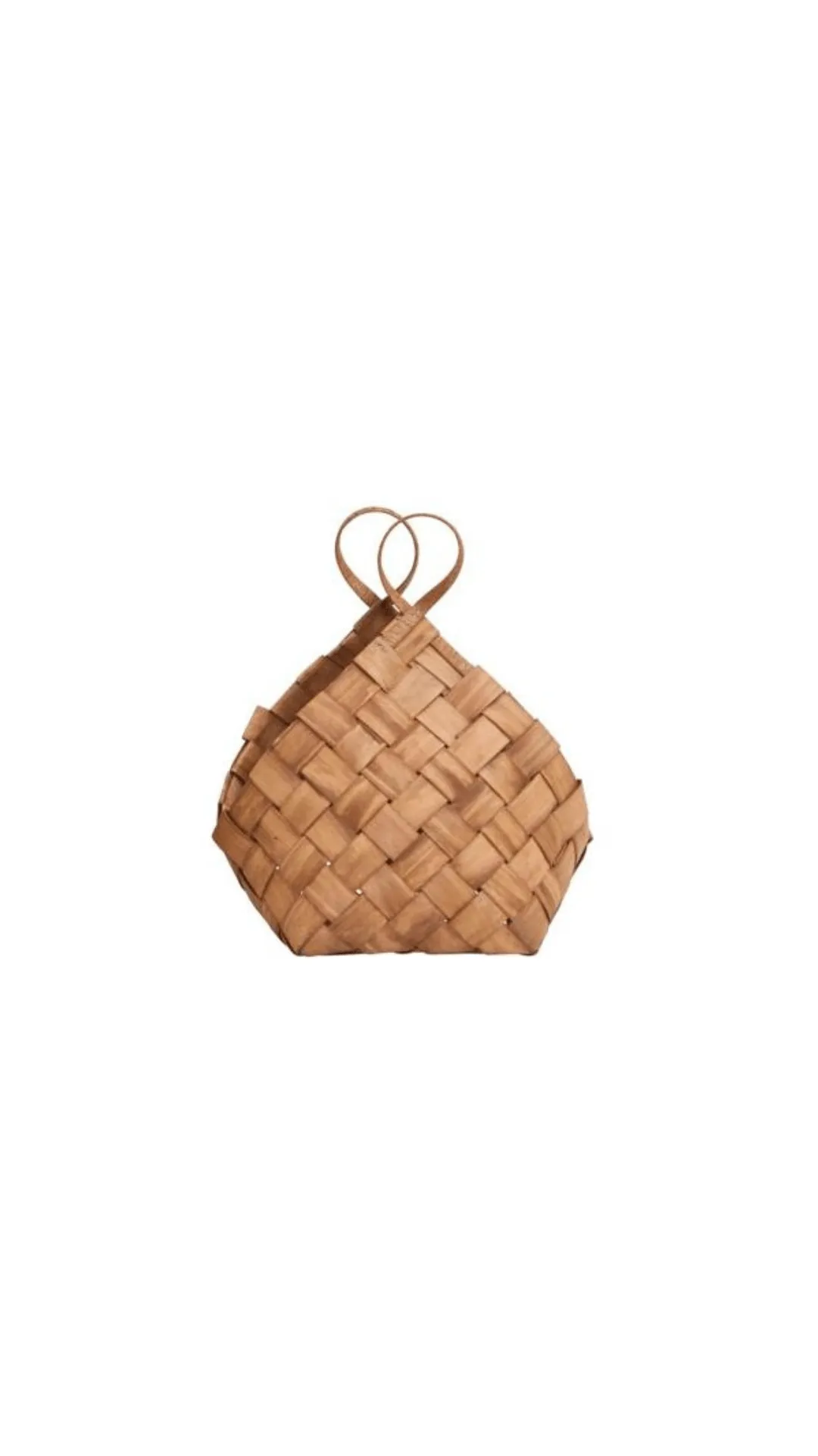 Conical Brown Baskets, Singles or as a Set | Pinewood & Paper | by House Doctor