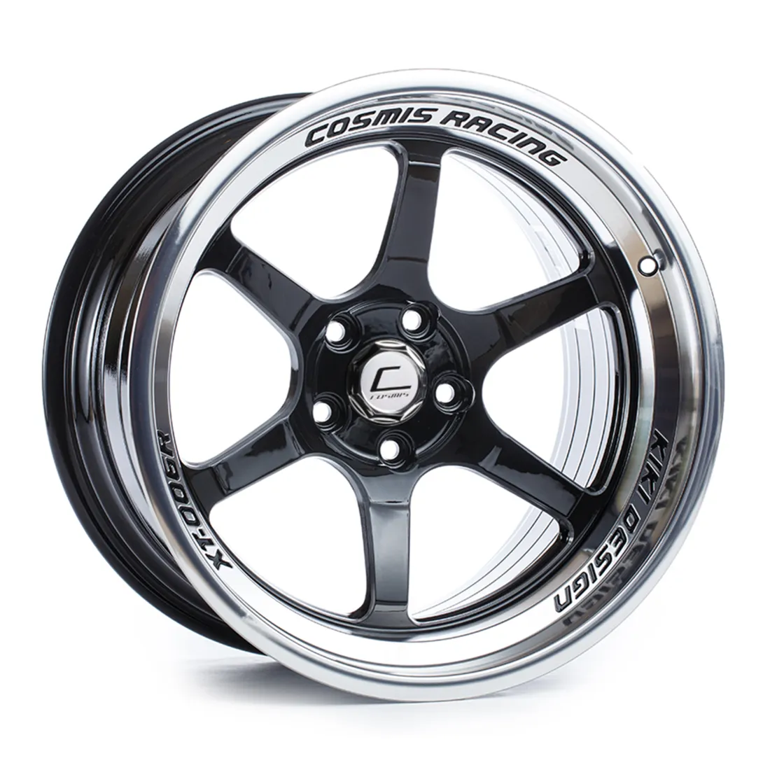 Cosmis Racing XT-006R Wheels (18x11) [Black w/ Machined Lip  8mm Offset] 5x114.3