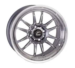 Cosmis Racing XT-206R Wheels (15x8) [Gunmetal w/ Polished Lip  30mm Offset] 4x100