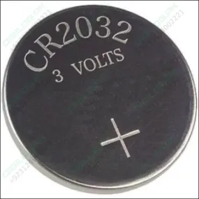 Cr2032 3v Coin Cell Battery