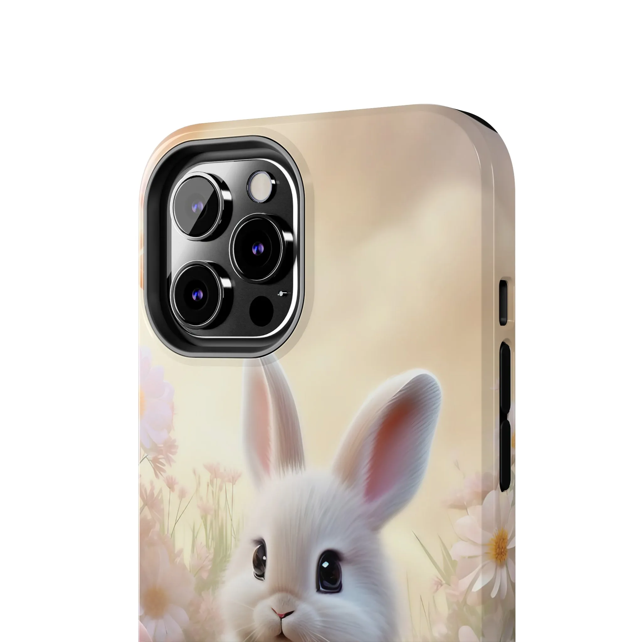 Cute Easter Bunny Pattern Design Tough Phone Case compatible with a large variety of iPhone models, Gift, Phone Case