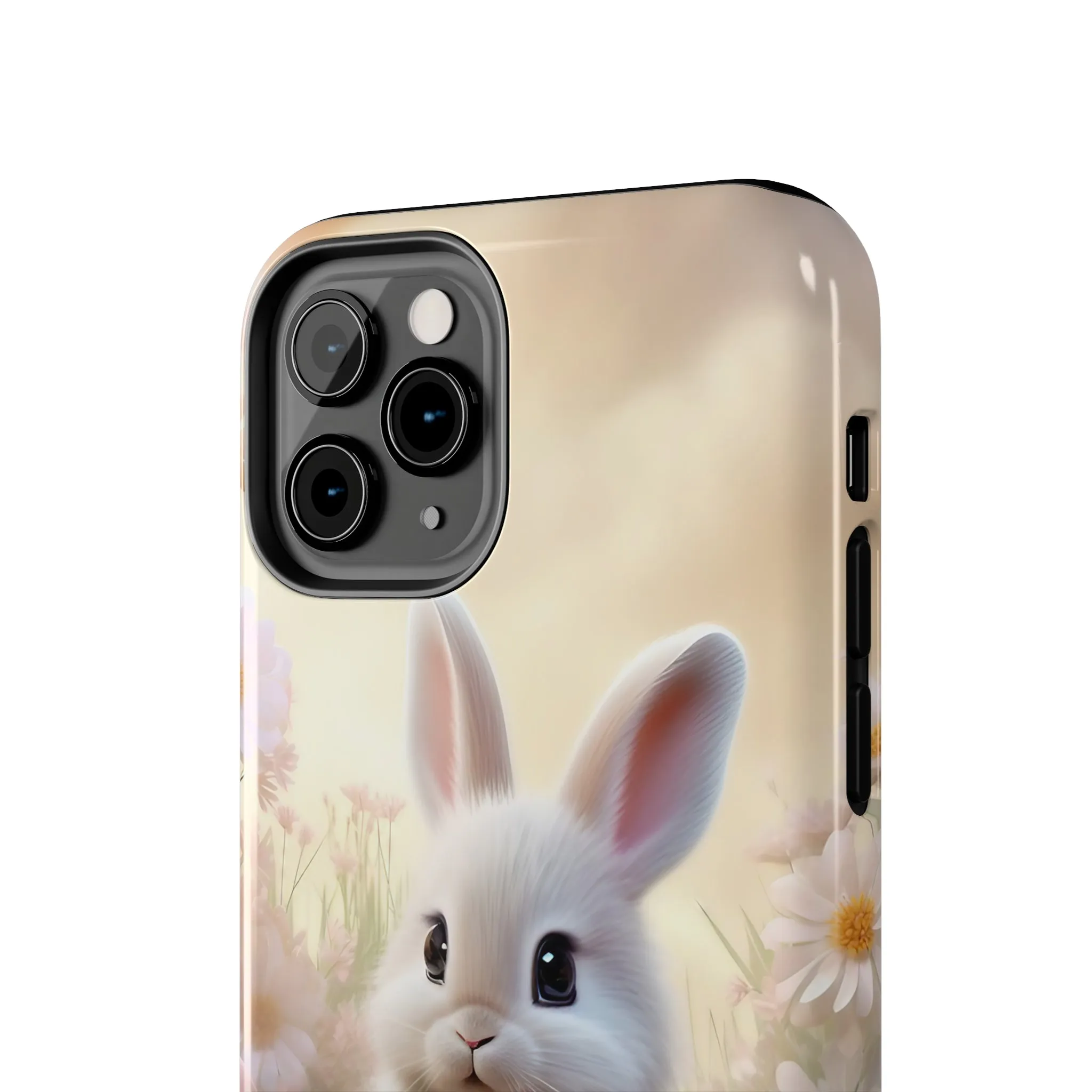 Cute Easter Bunny Pattern Design Tough Phone Case compatible with a large variety of iPhone models, Gift, Phone Case