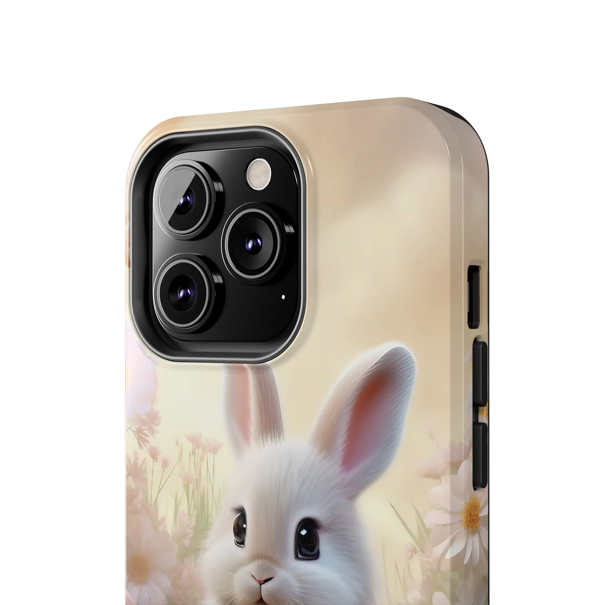 Cute Easter Bunny Pattern Design Tough Phone Case compatible with a large variety of iPhone models, Gift, Phone Case