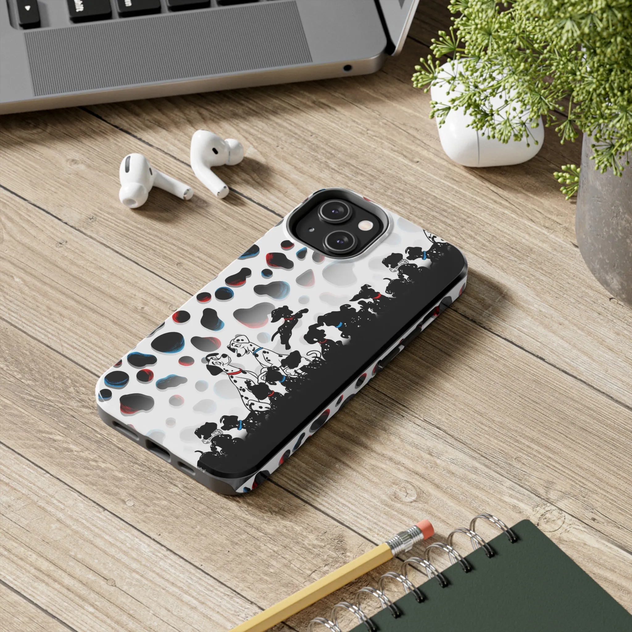 Dalmation Border Phone Case Gift Inspired Fan Art