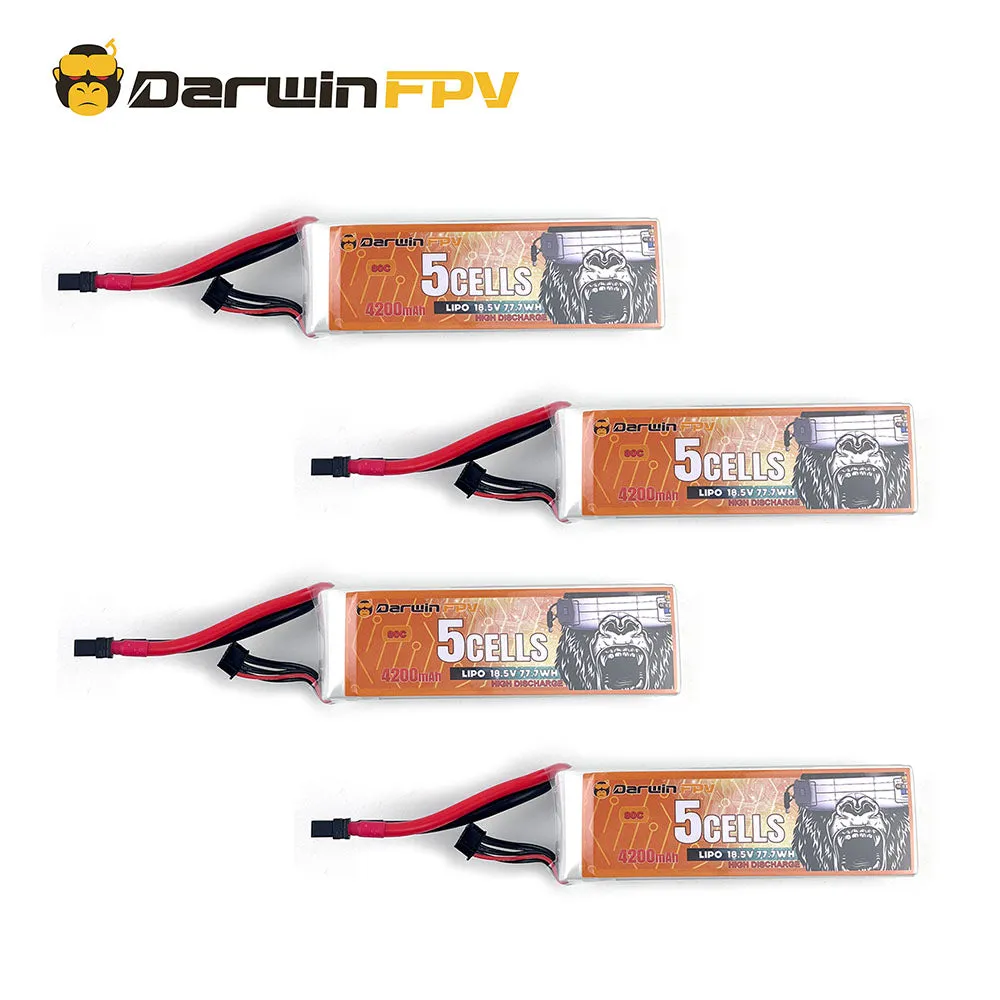 DarwinFPV 5S 4200mAh  18.5V 60C Lipo Battery