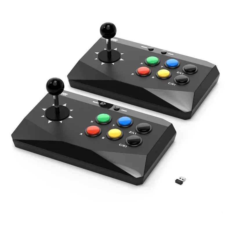 Data Frog Y3 Arcade Fighter Stick: Large wireless stick for PC, Android and iOS. Ideal for Beat 'em ups, Emulators and Platformers