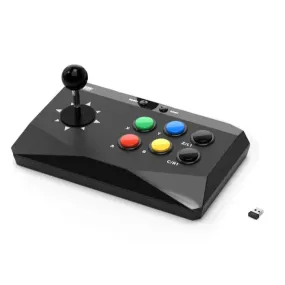 Data Frog Y3 Arcade Fighter Stick: Large wireless stick for PC, Android and iOS. Ideal for Beat 'em ups, Emulators and Platformers