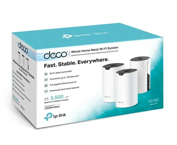 Deco S4 AC1200 Whole Home Mesh WiFi System