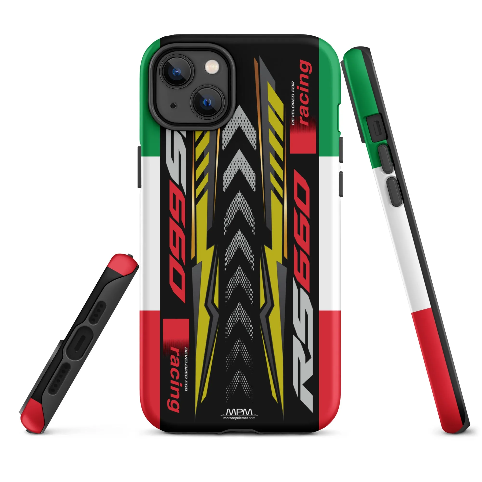 Designed Tough Case For iPhone inspired by Aprilia RS660 Acid Gold Motorcycle Model  - MM5275