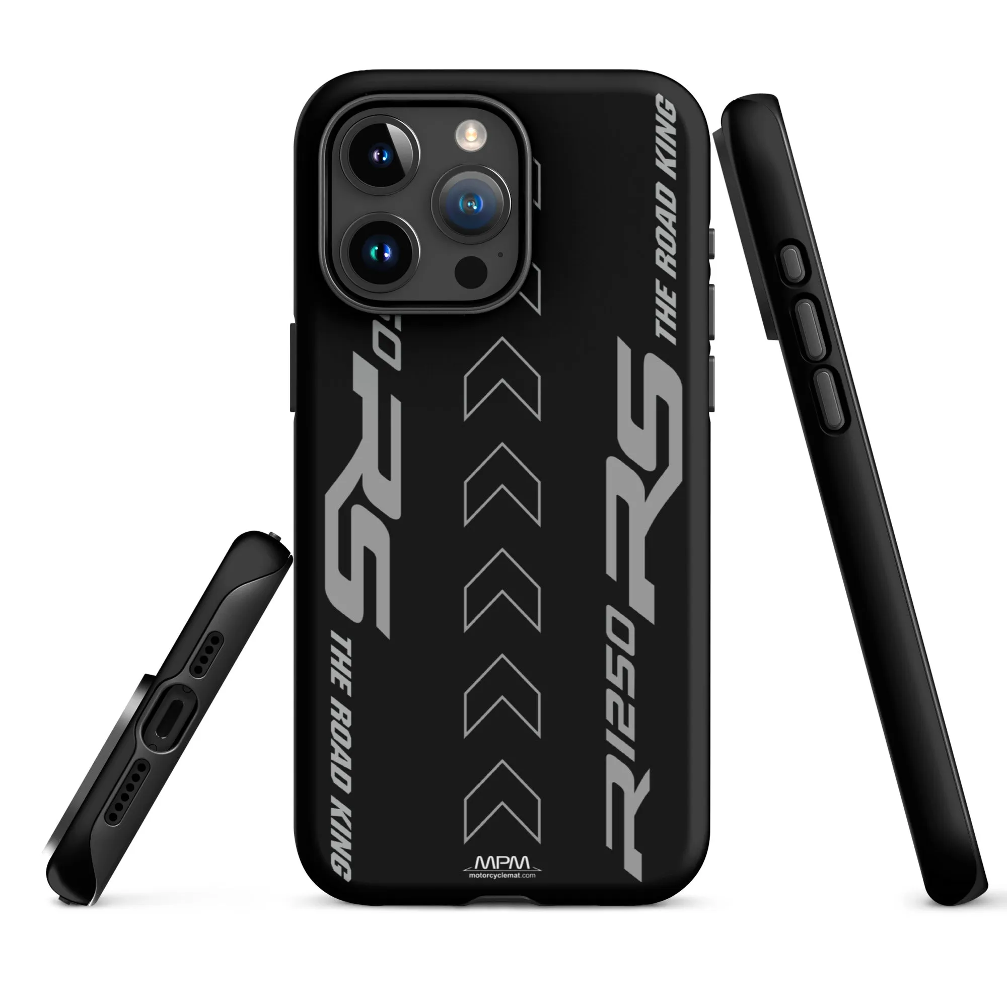 Designed Tough Case For iPhone inspired by BMW R1250 RS Triple Black Motorcycle Model  - MM5560