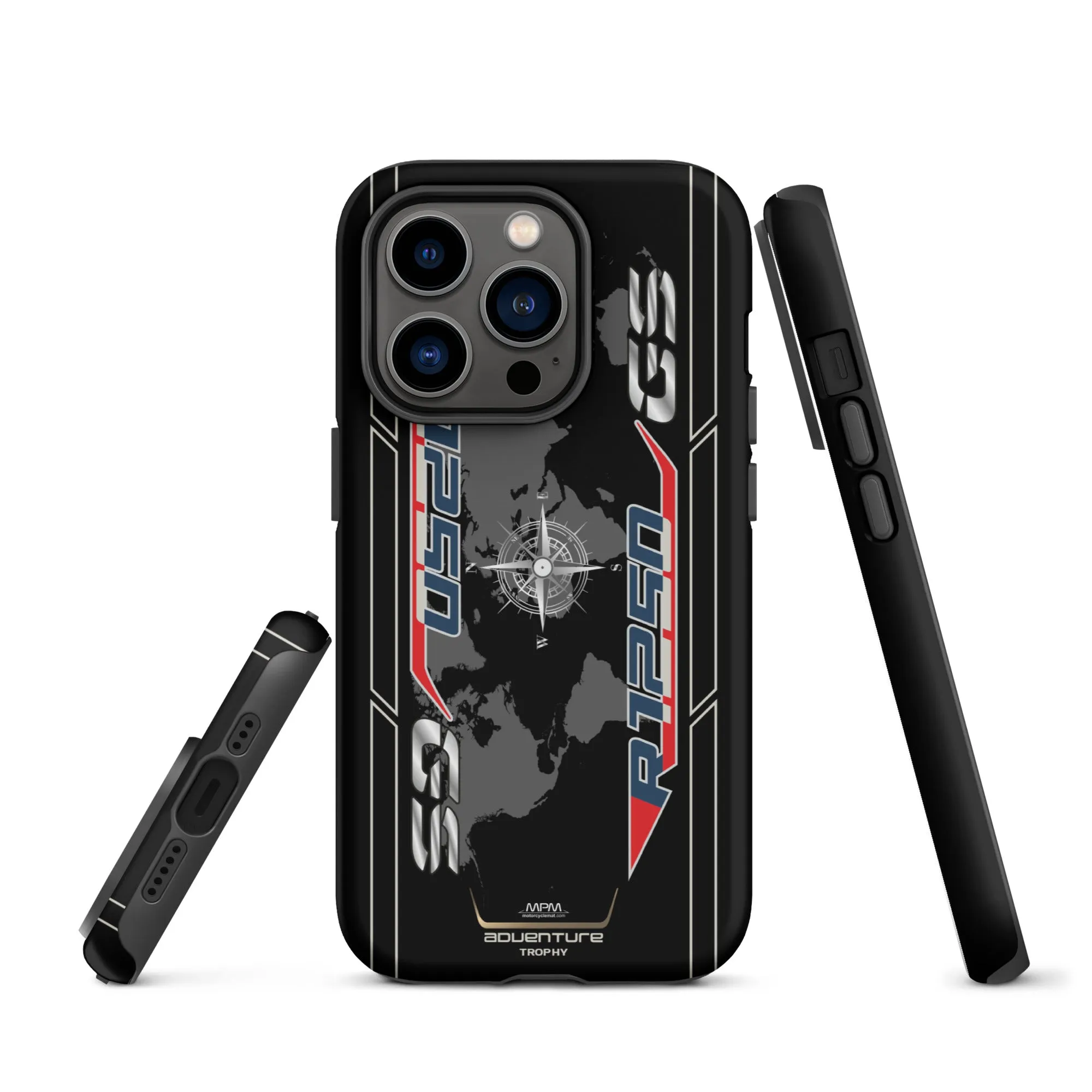 Designed Tough Case For iPhone inspired by BMW R1250GS Trophy Motorcycle Model - MM5247