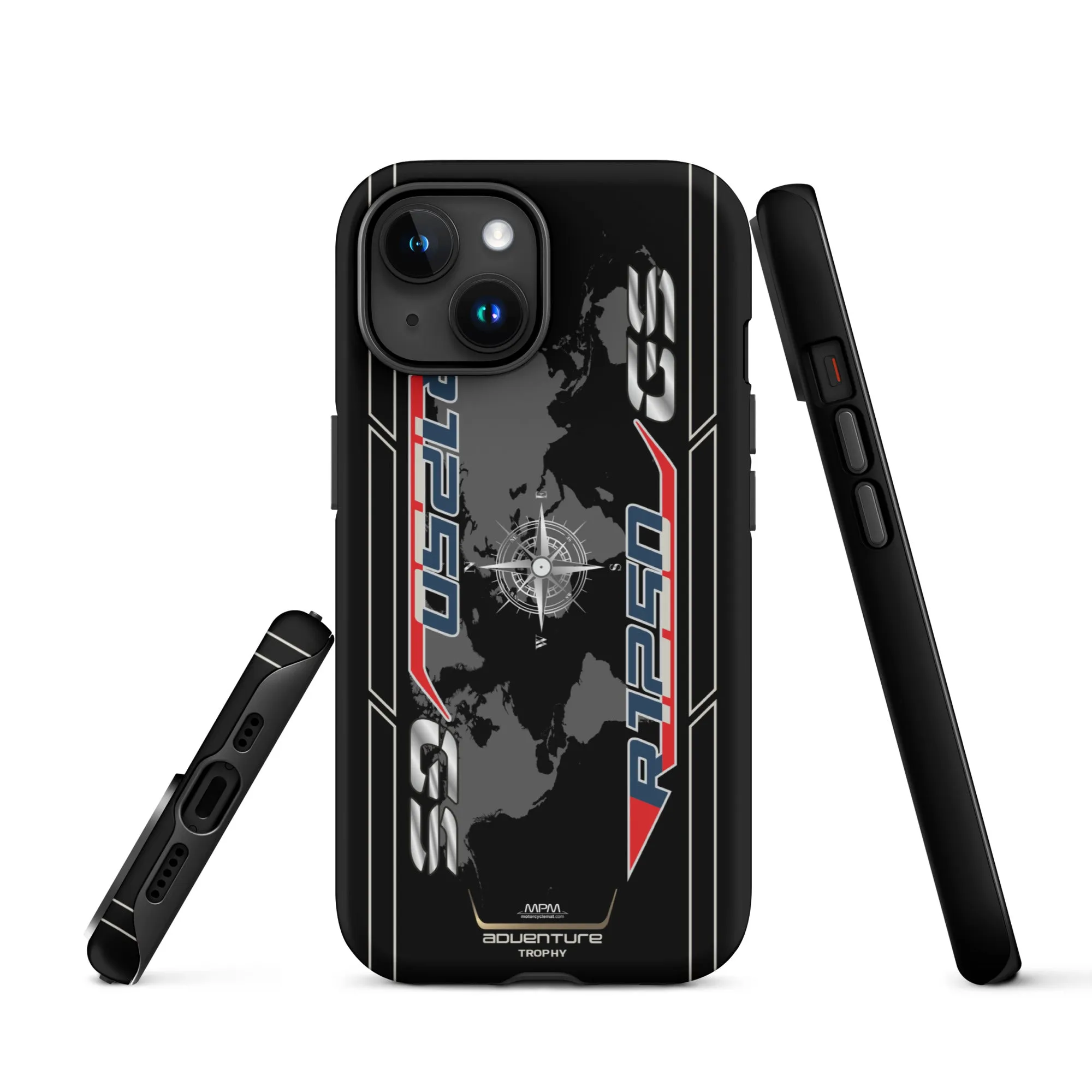 Designed Tough Case For iPhone inspired by BMW R1250GS Trophy Motorcycle Model - MM5247