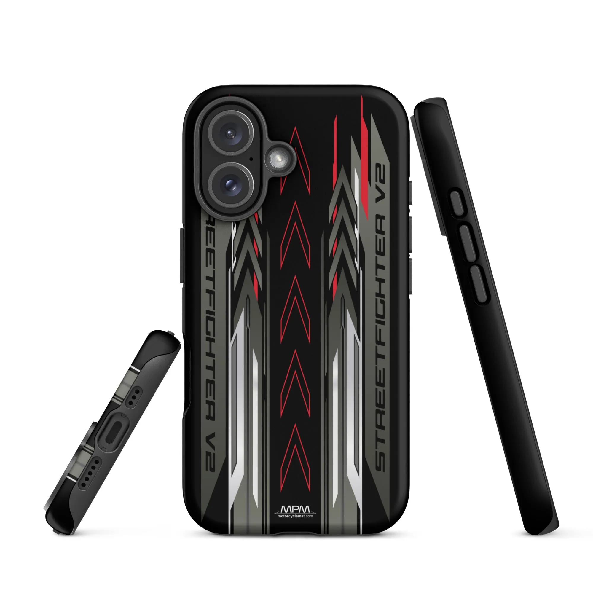 Designed Tough Case For iPhone inspired by Ducati Streetfighter V2 Green Storm Motorcycle Model - MM5258