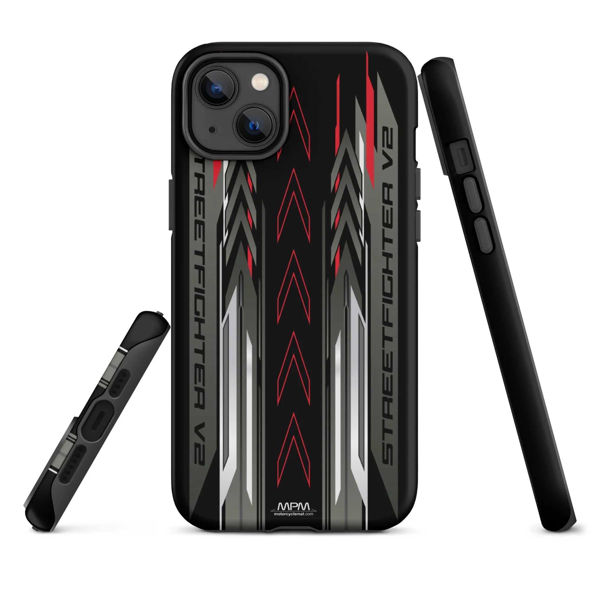 Designed Tough Case For iPhone inspired by Ducati Streetfighter V2 Green Storm Motorcycle Model - MM5258