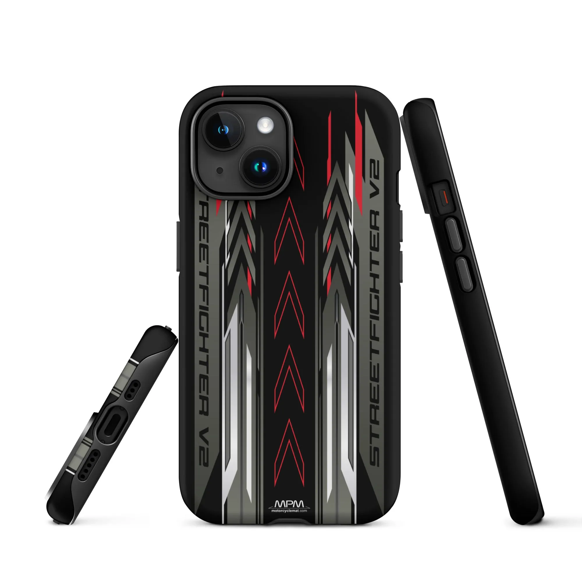 Designed Tough Case For iPhone inspired by Ducati Streetfighter V2 Green Storm Motorcycle Model - MM5258