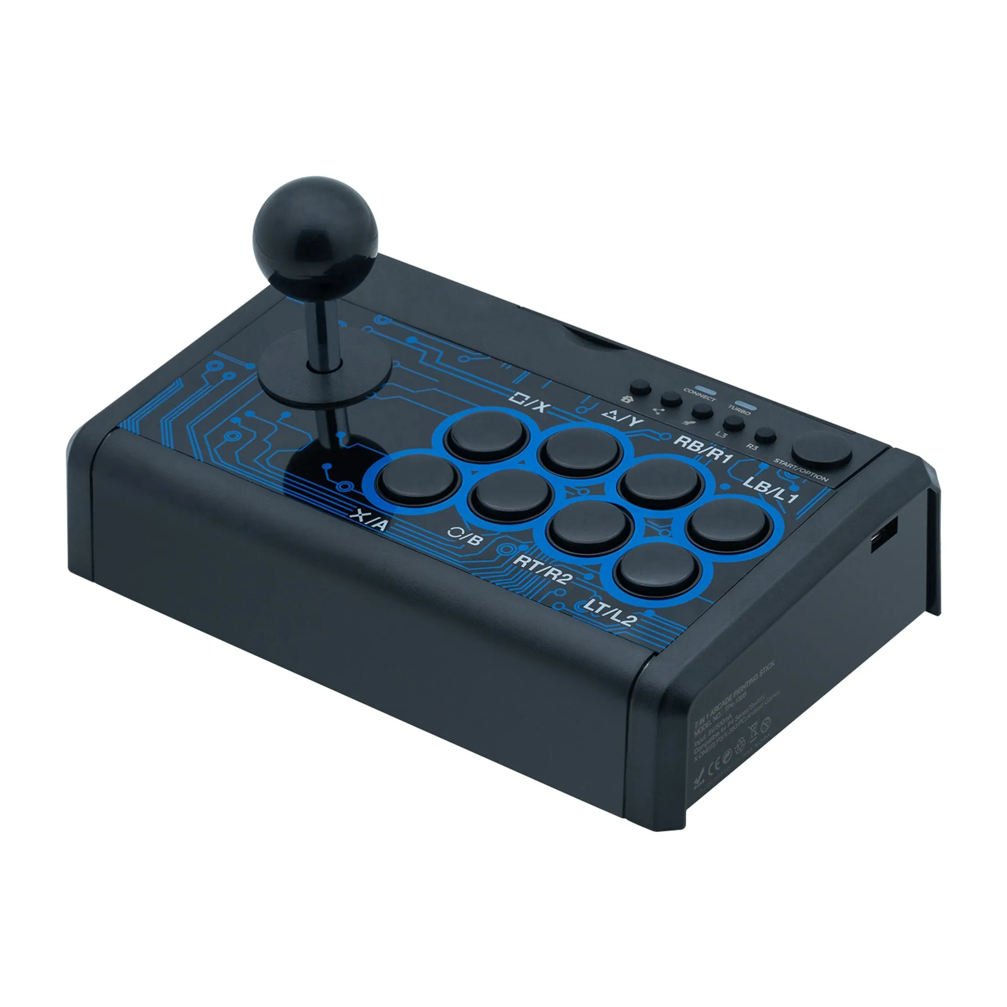 DOBE 7in1 Mini Arcade Stick  Fightstick Joy stick Fight Stick for PS4/PS3/Xbox One/Xbox 360/for Nintendo Switch/ for Android/PC