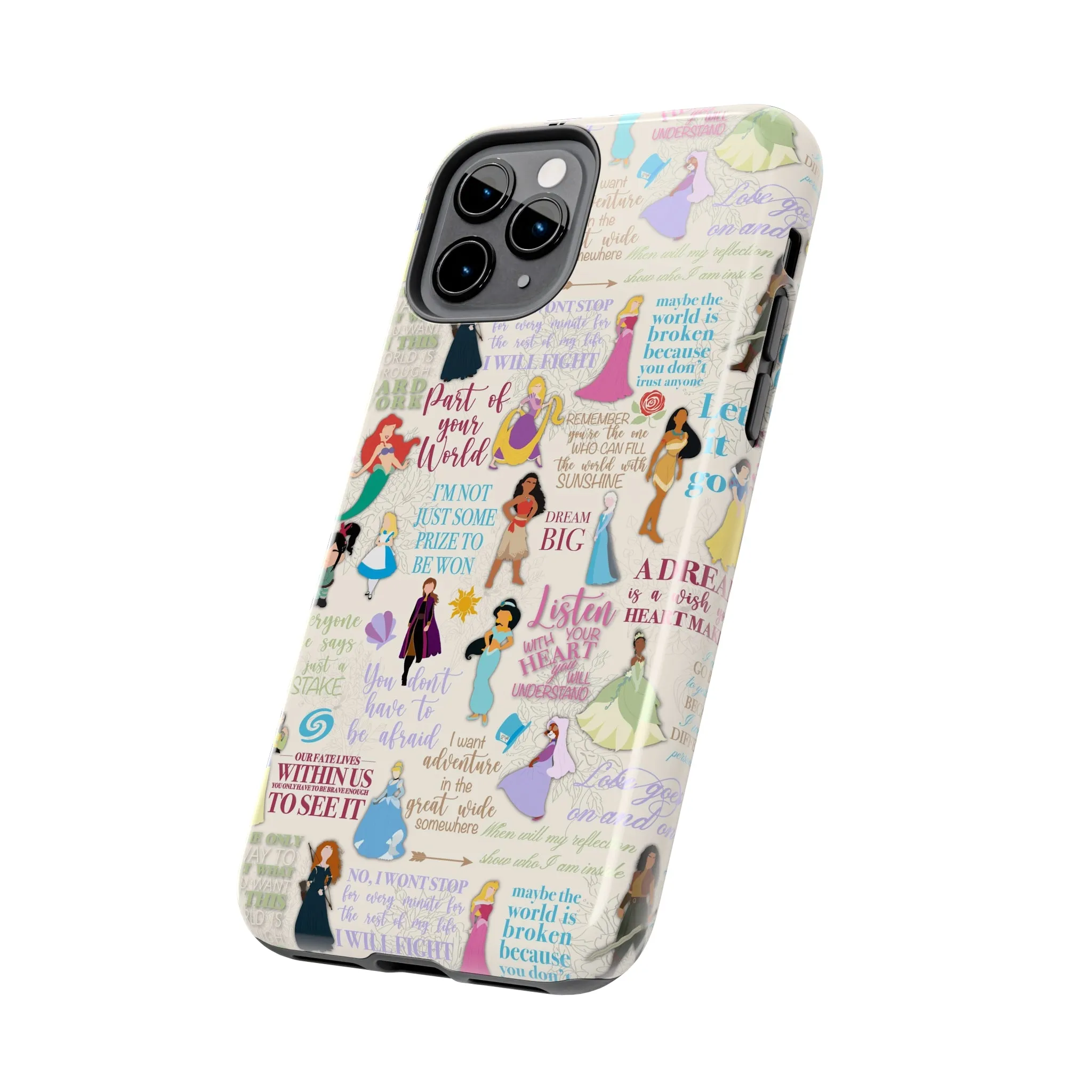 Dream Big Princess Quotes Inspired Phone Case Gift Inspired Fan Art Iphone