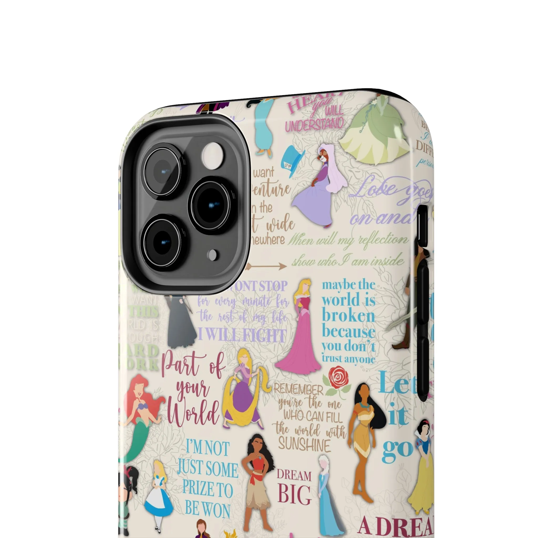 Dream Big Princess Quotes Inspired Phone Case Gift Inspired Fan Art Iphone