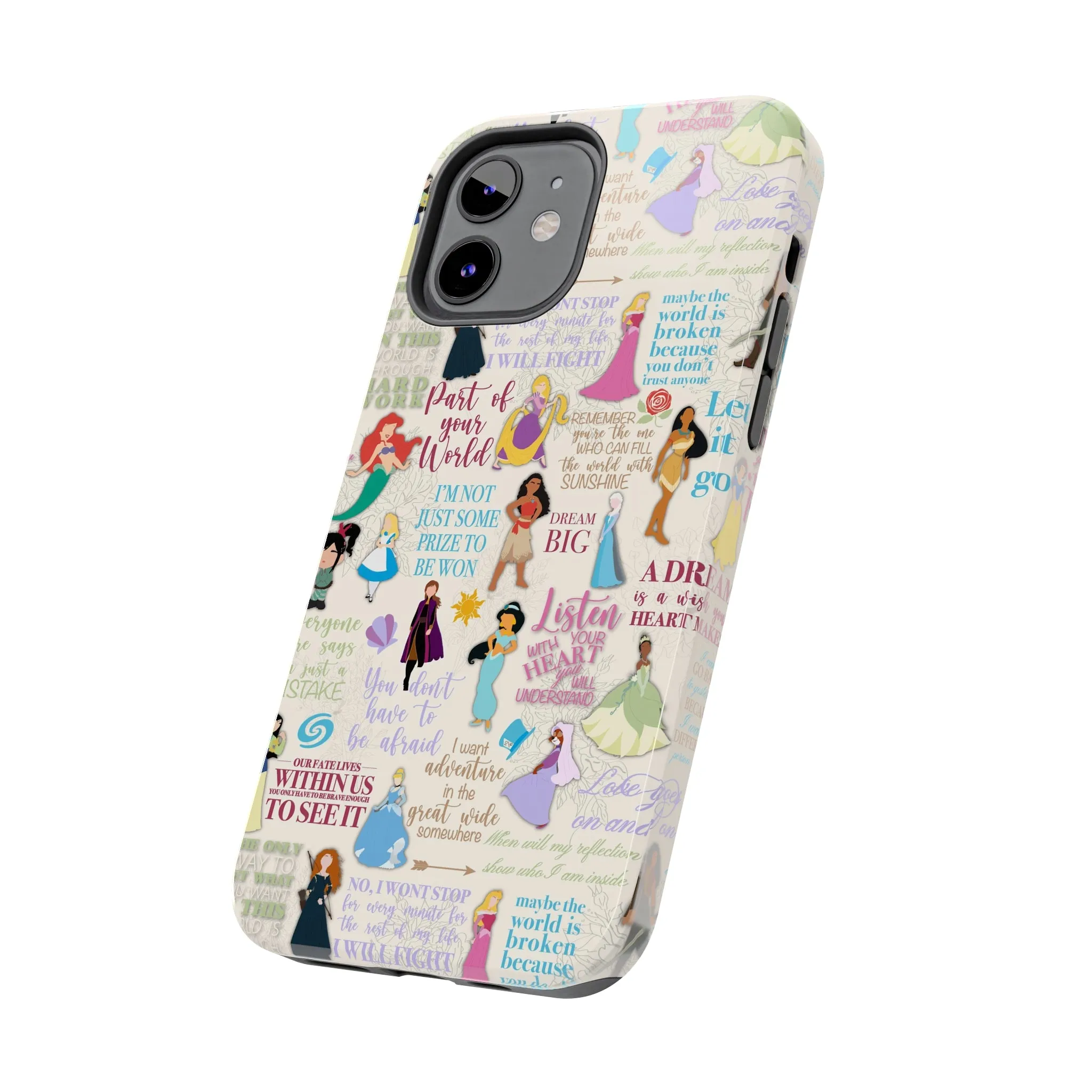 Dream Big Princess Quotes Inspired Phone Case Gift Inspired Fan Art Iphone