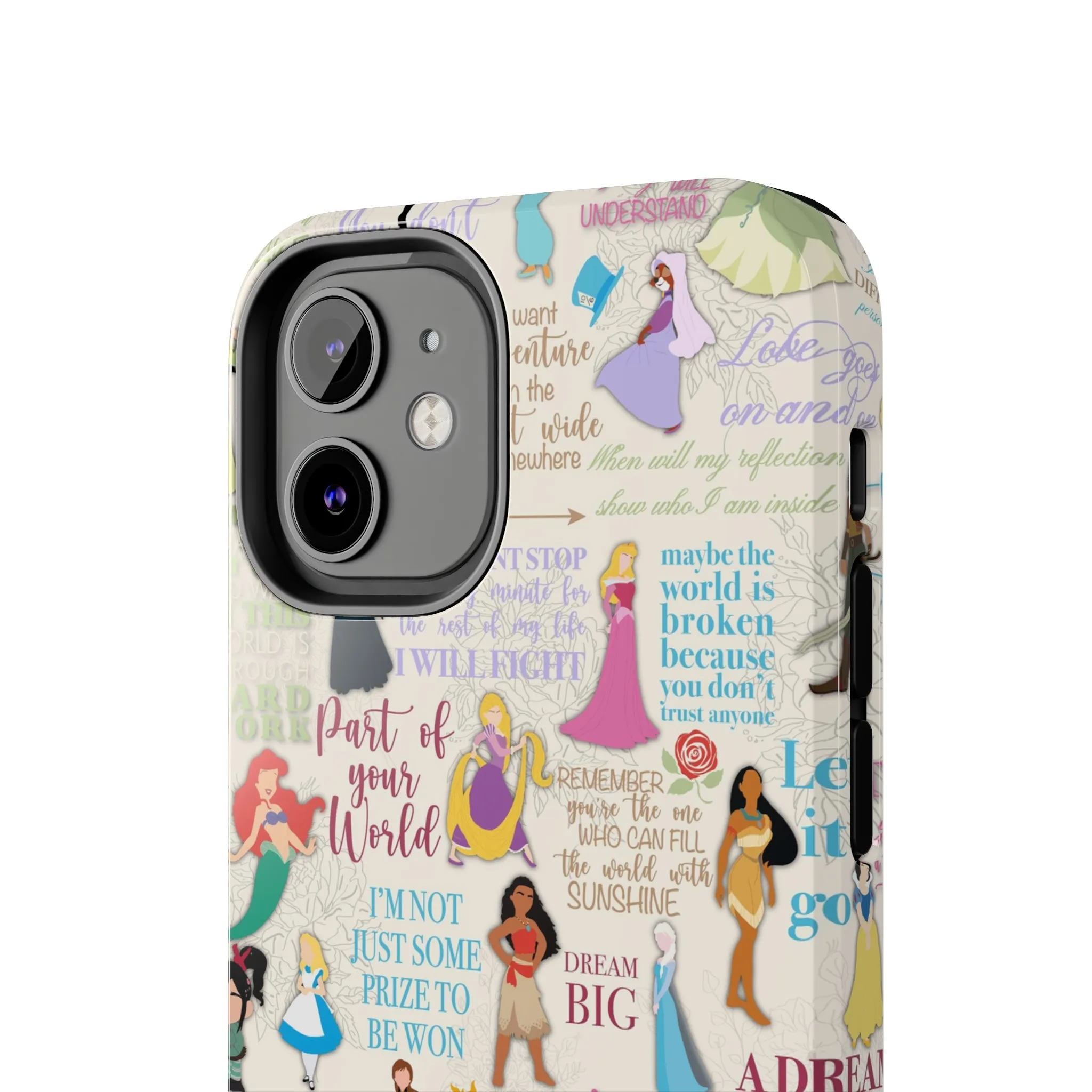 Dream Big Princess Quotes Inspired Phone Case Gift Inspired Fan Art Iphone