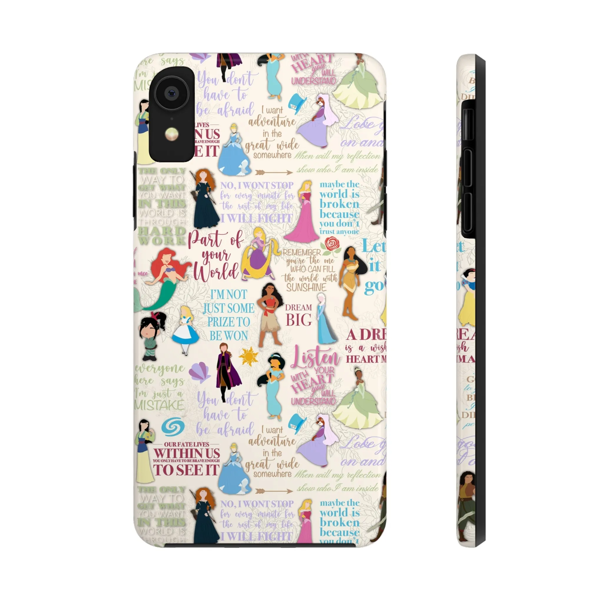 Dream Big Princess Quotes Inspired Phone Case Gift Inspired Fan Art Iphone