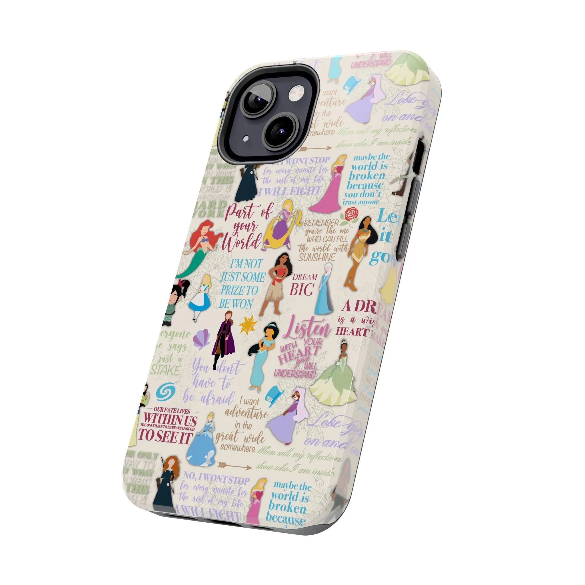 Dream Big Princess Quotes Inspired Phone Case Gift Inspired Fan Art Iphone