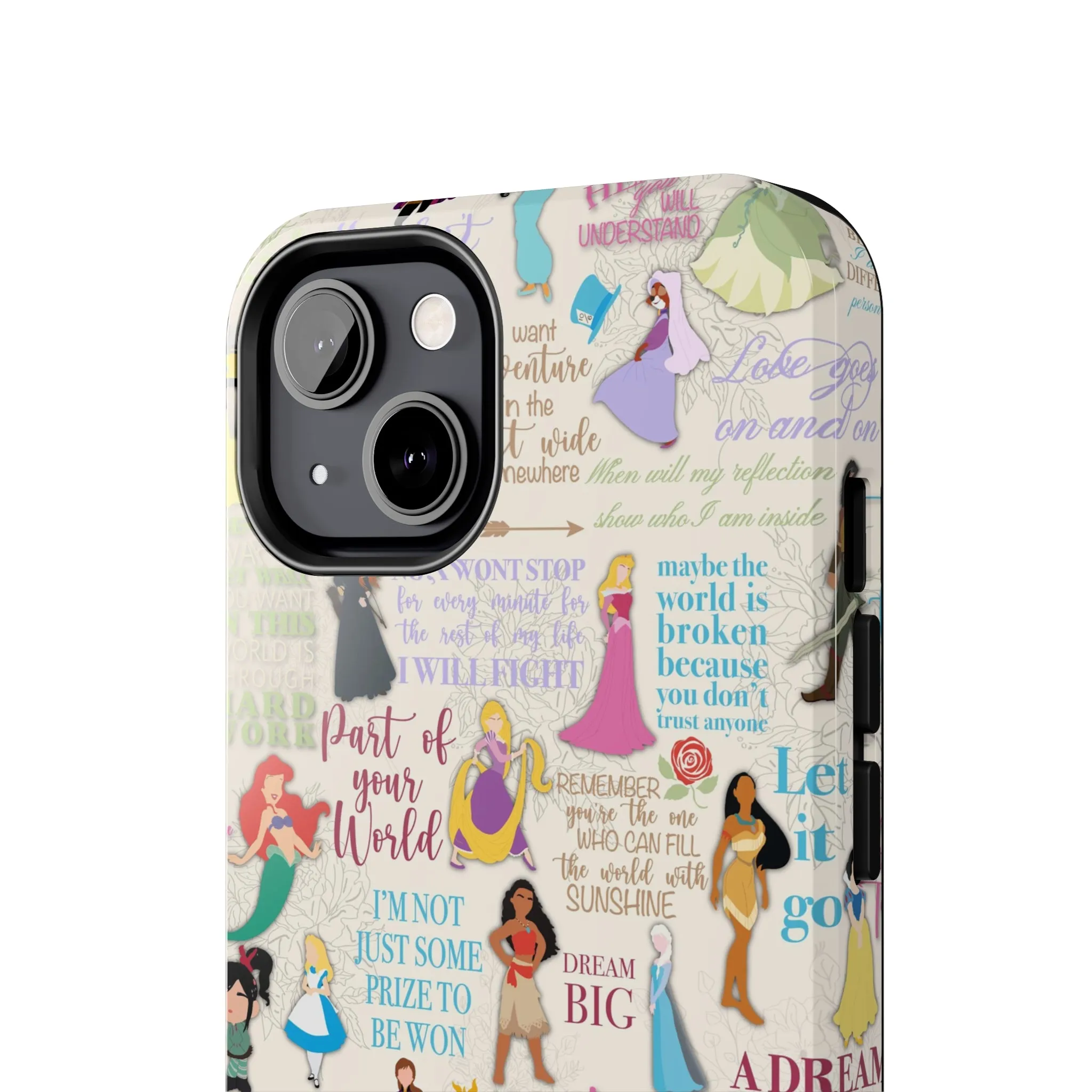 Dream Big Princess Quotes Inspired Phone Case Gift Inspired Fan Art Iphone