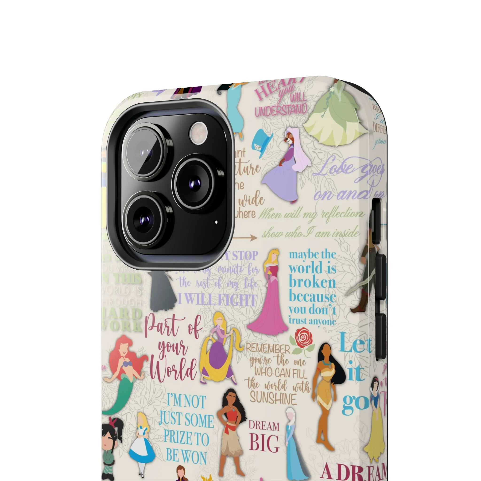 Dream Big Princess Quotes Inspired Phone Case Gift Inspired Fan Art Iphone