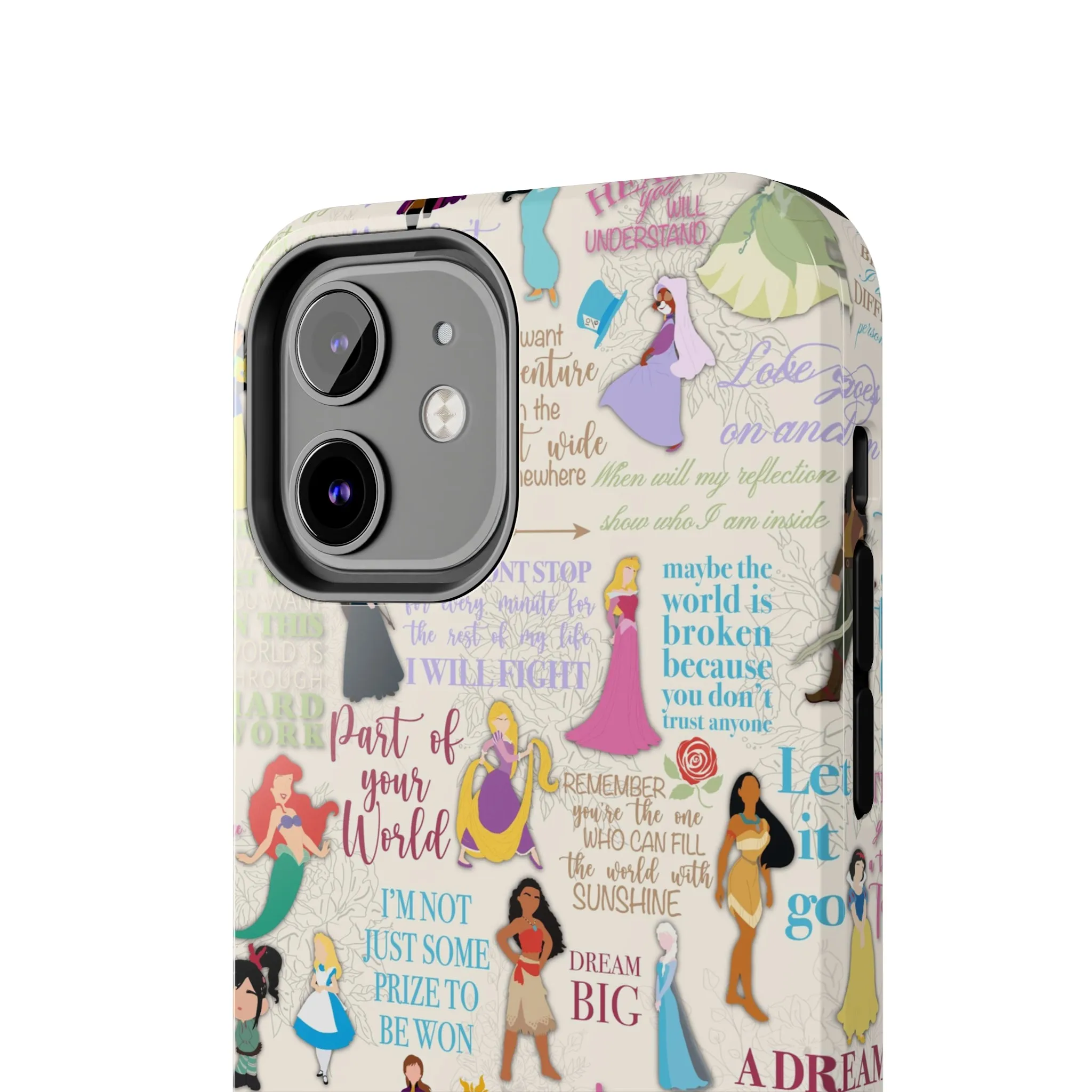 Dream Big Princess Quotes Inspired Phone Case Gift Inspired Fan Art Iphone