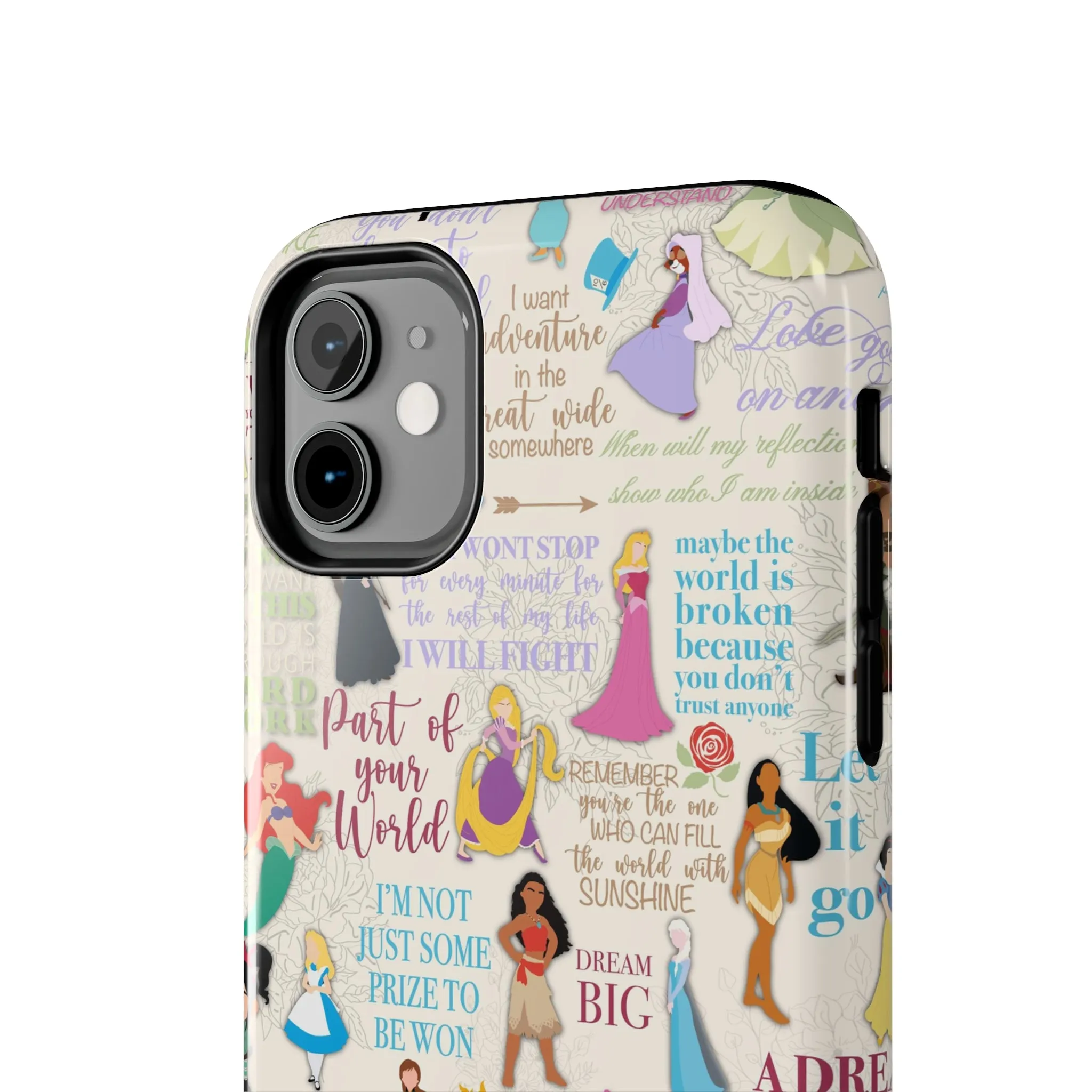 Dream Big Princess Quotes Inspired Phone Case Gift Inspired Fan Art Iphone