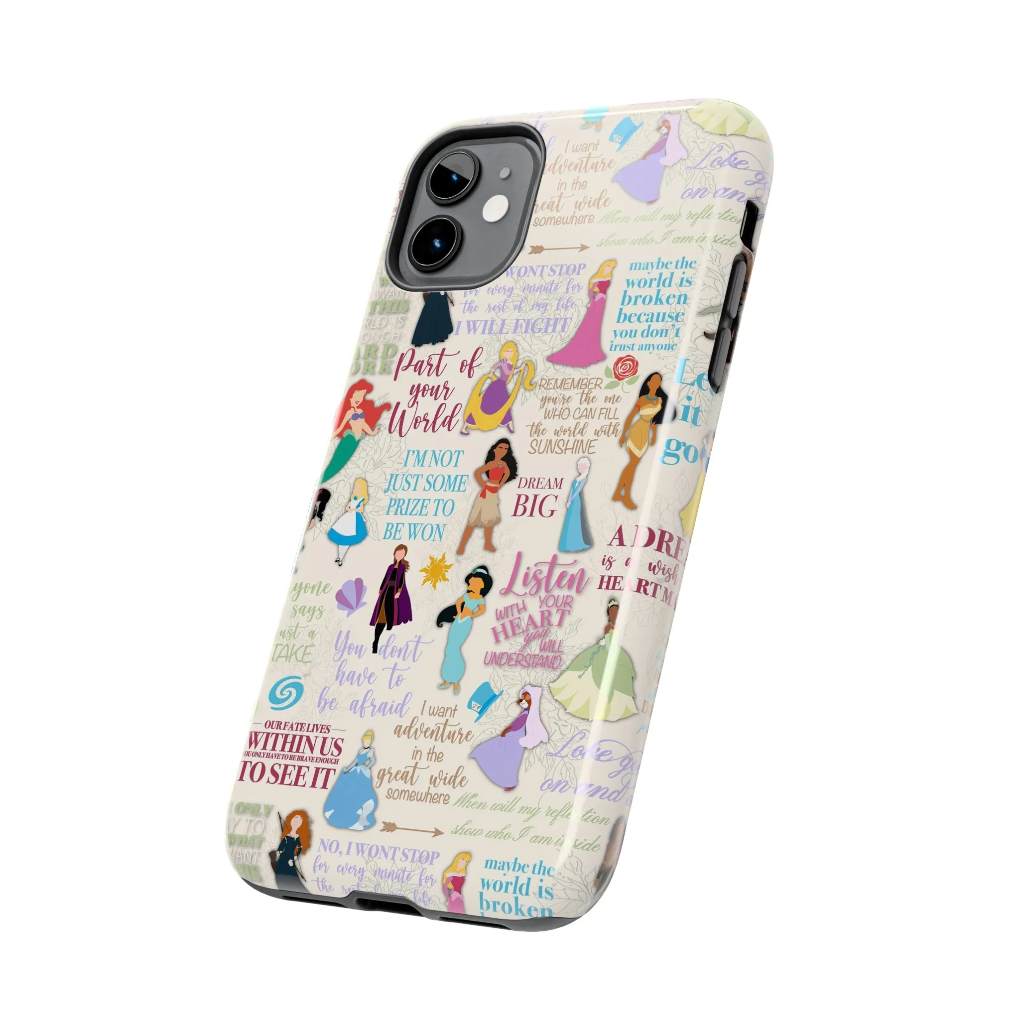 Dream Big Princess Quotes Inspired Phone Case Gift Inspired Fan Art Iphone