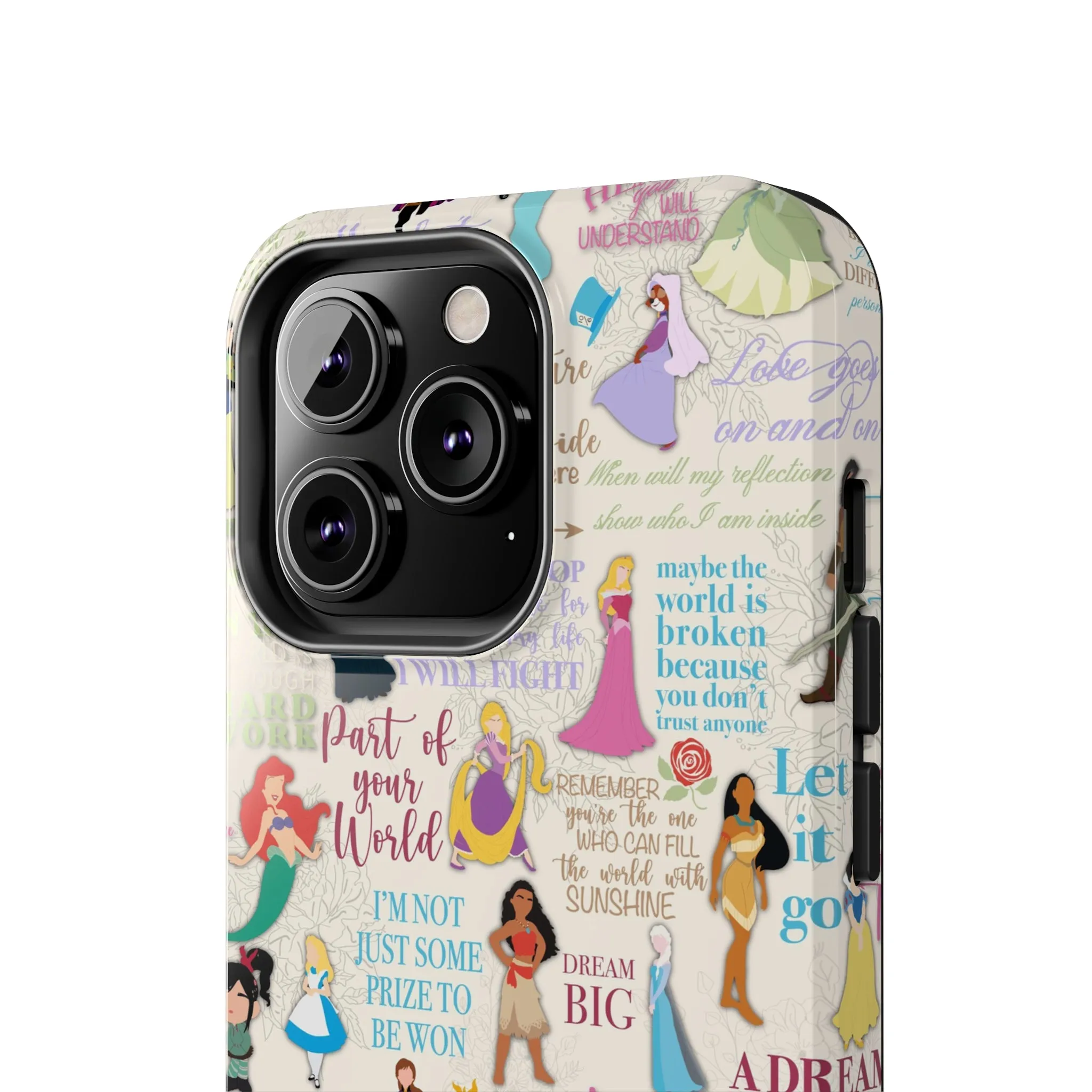 Dream Big Princess Quotes Inspired Phone Case Gift Inspired Fan Art Iphone