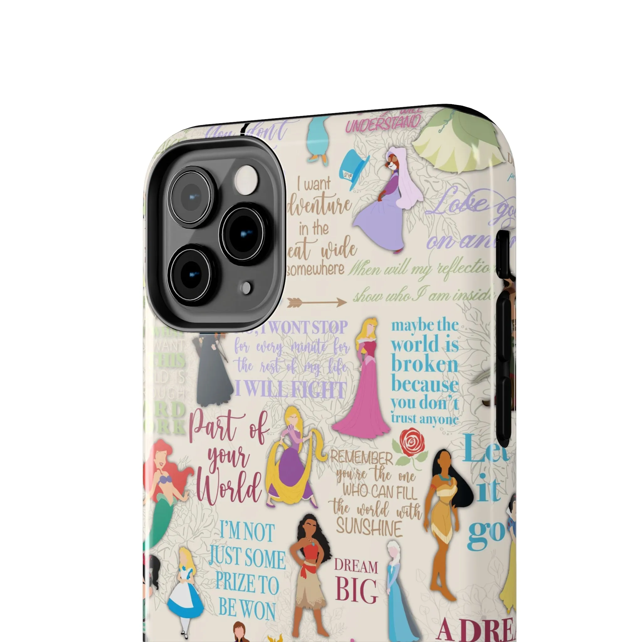 Dream Big Princess Quotes Inspired Phone Case Gift Inspired Fan Art Iphone