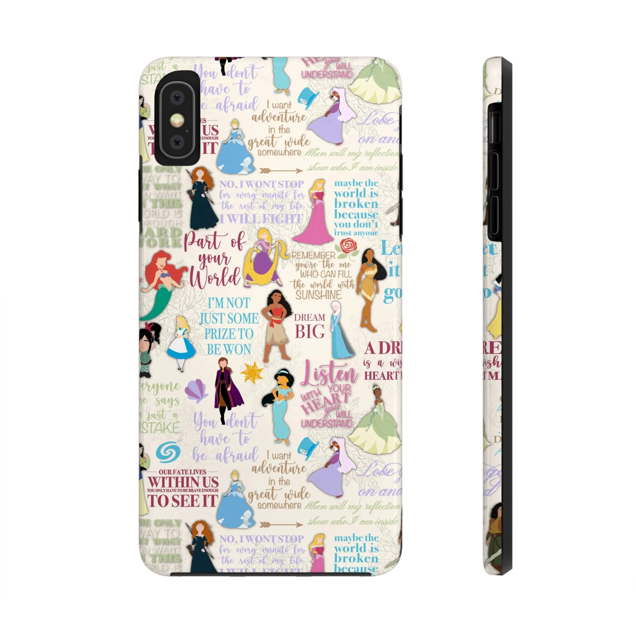 Dream Big Princess Quotes Inspired Phone Case Gift Inspired Fan Art Iphone