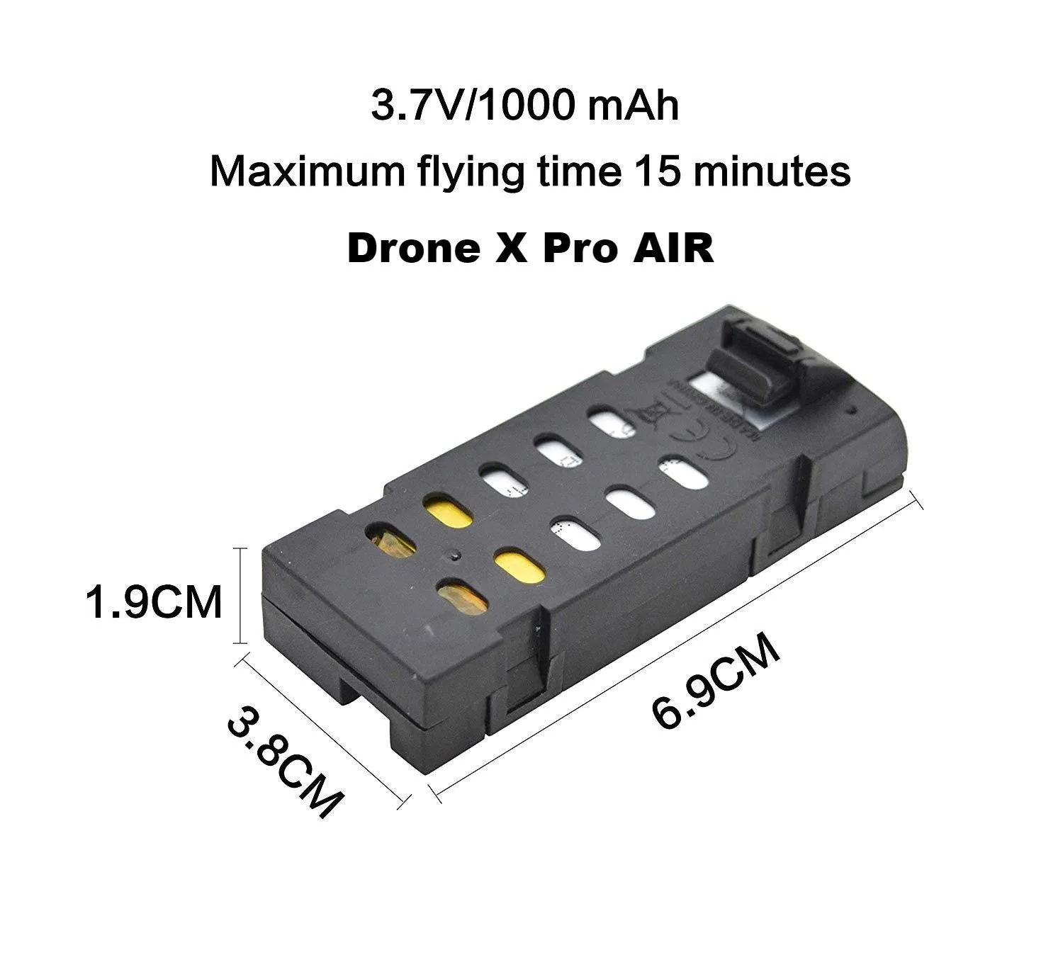 Drone X Pro AIR Batteries 3.7V 1000mAh