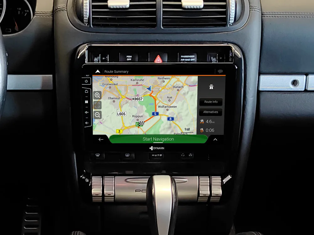 Dynavin 8 Pro Radio Navigation Porsche Cayenne (03-10) 9" Touchscreen Android Auto / Apple Carplay