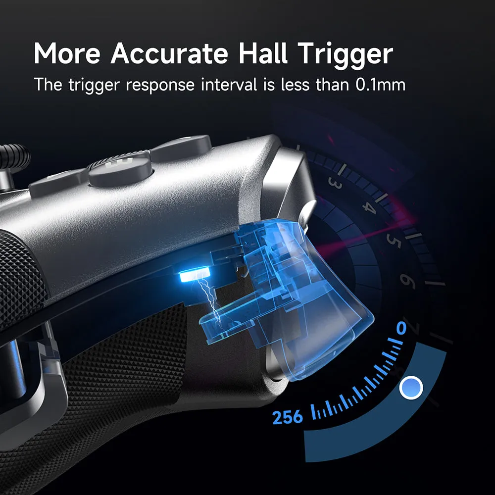 EasySMX® X10 Controller with Mechanical Buttons and Hall Joysticks